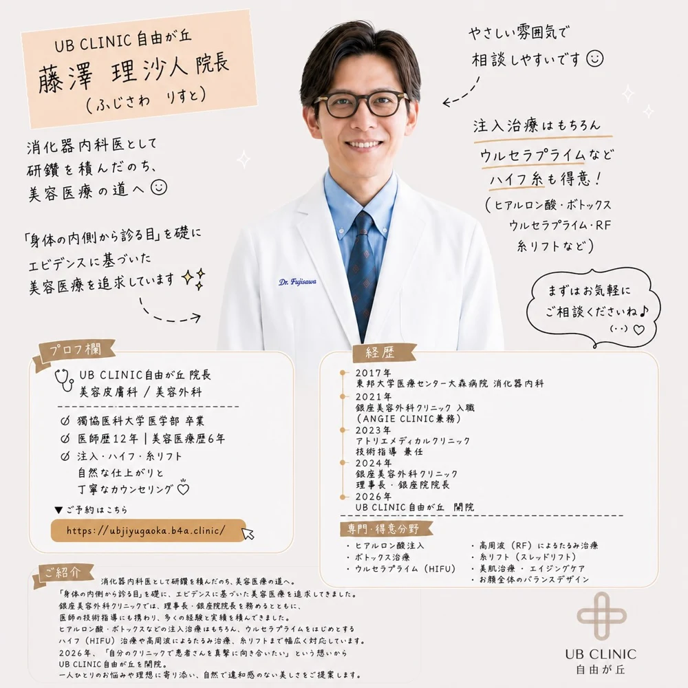 藤澤理沙人院長の紹介写真とプロフィール